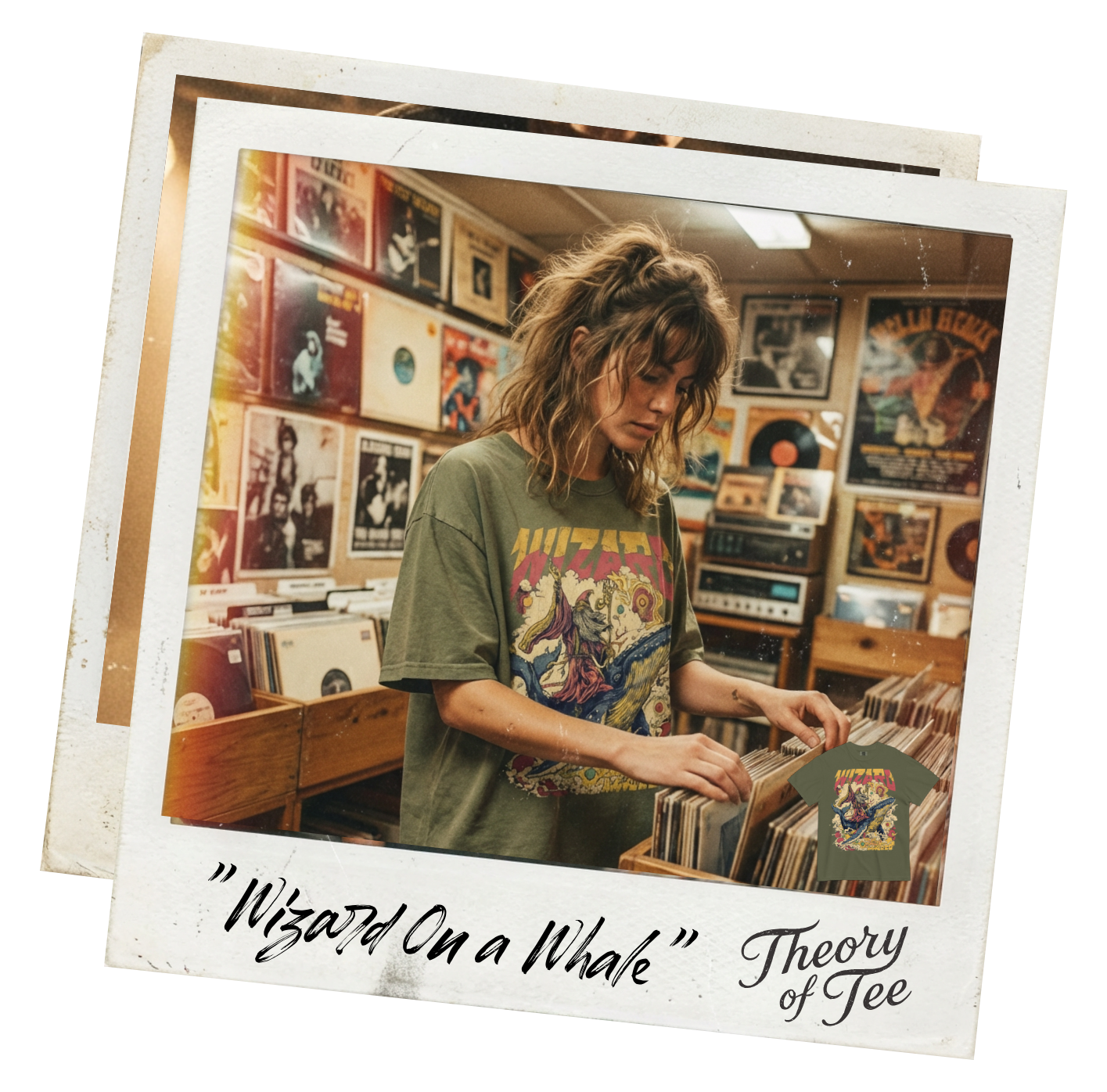 Wizard on a Whale Tee | Garment-Dyed Heavyweight