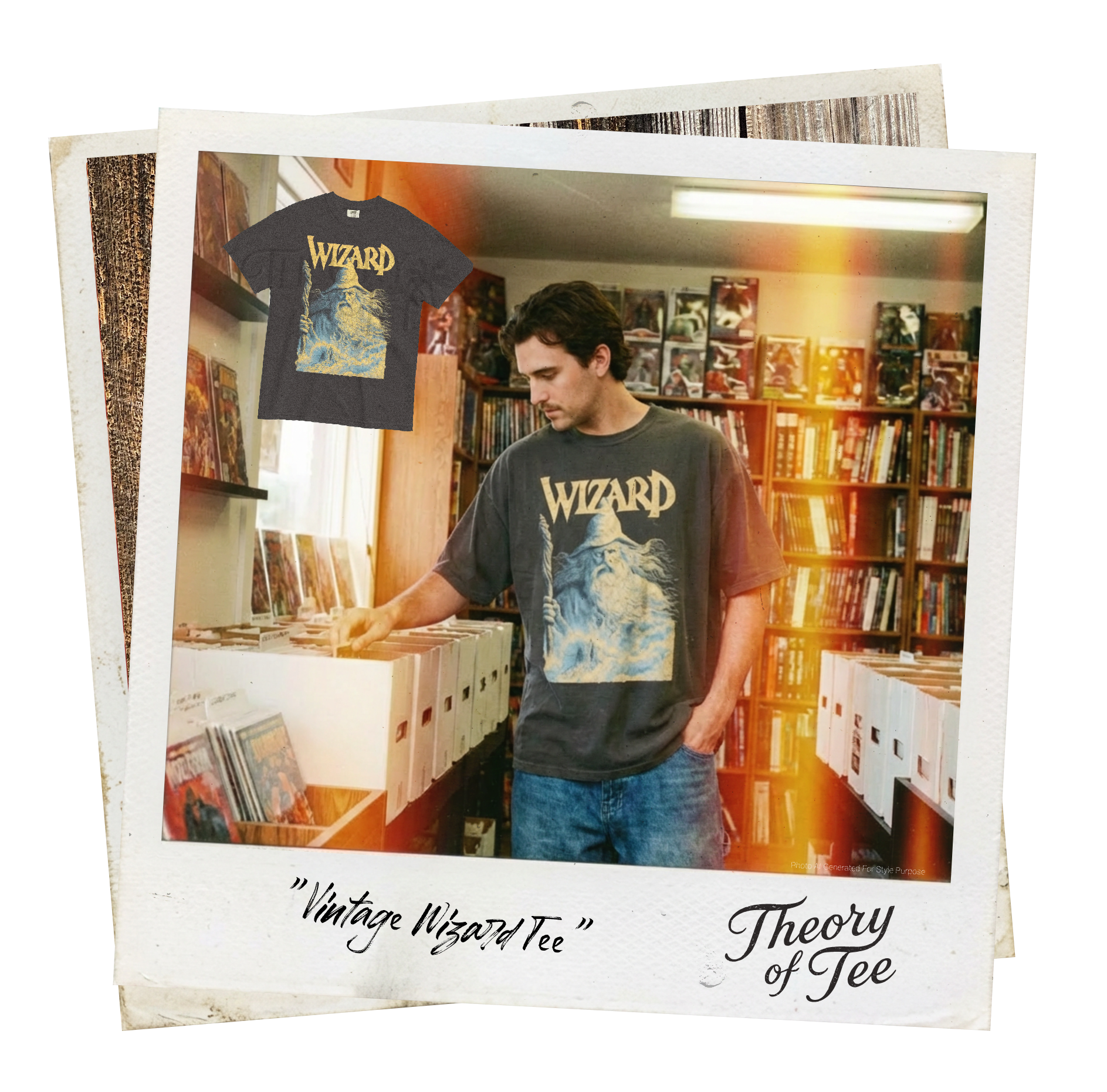 The Vintage Wizard Tee | Garment-Dyed Heavyweight