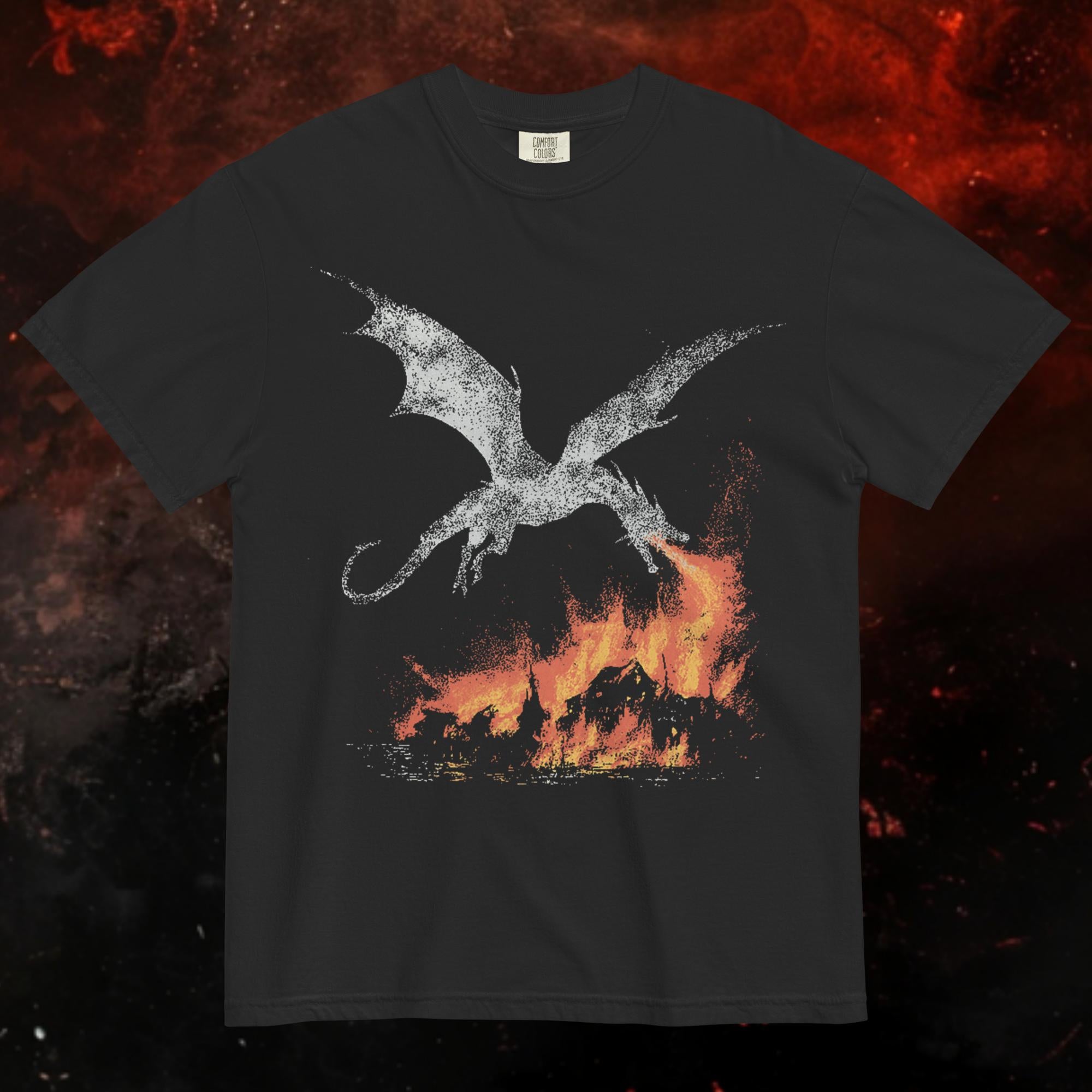 Wyrm of Fire Tee | Garment-Dyed Heavyweight