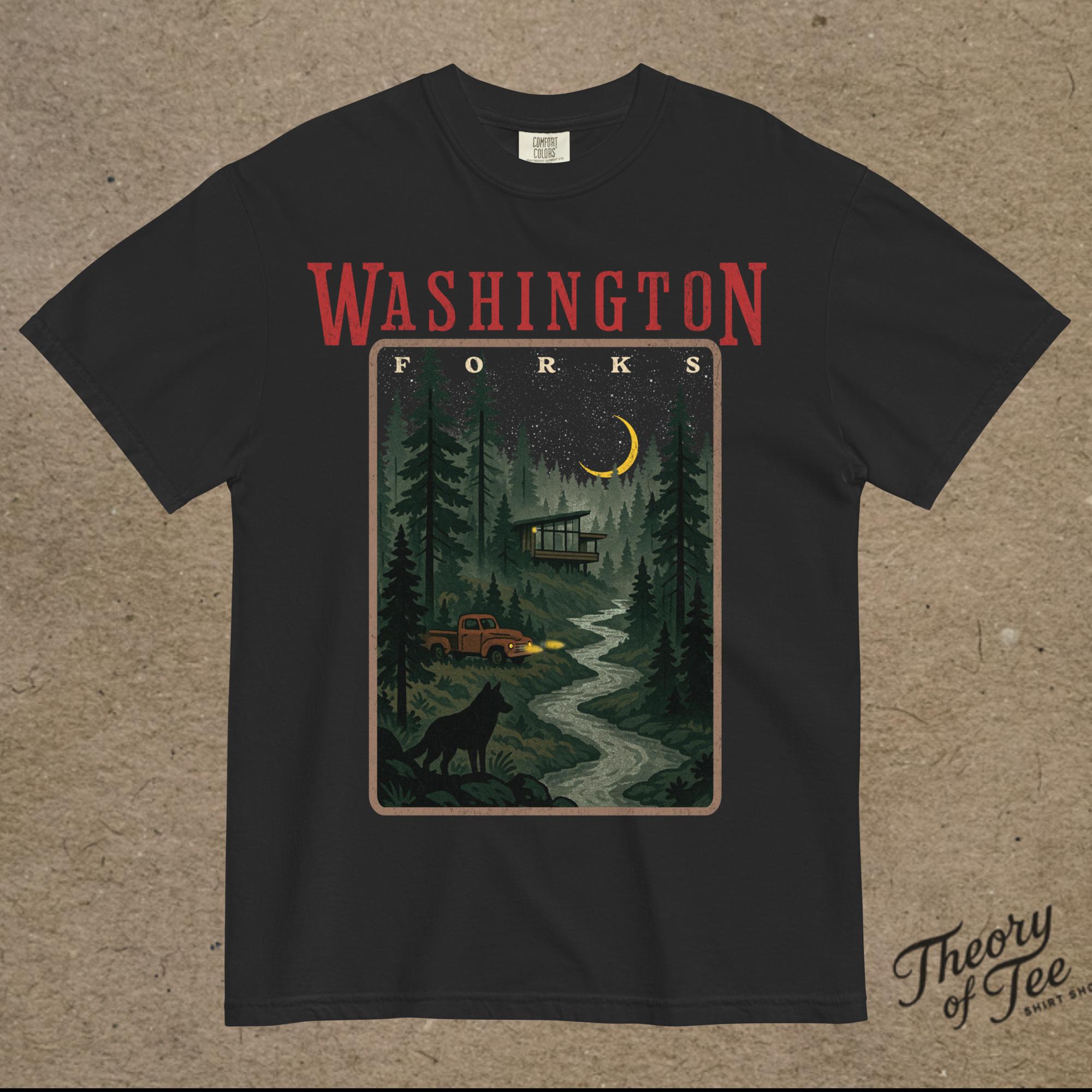 Forks T-Shirt | Pacific Northwest Forest Tee