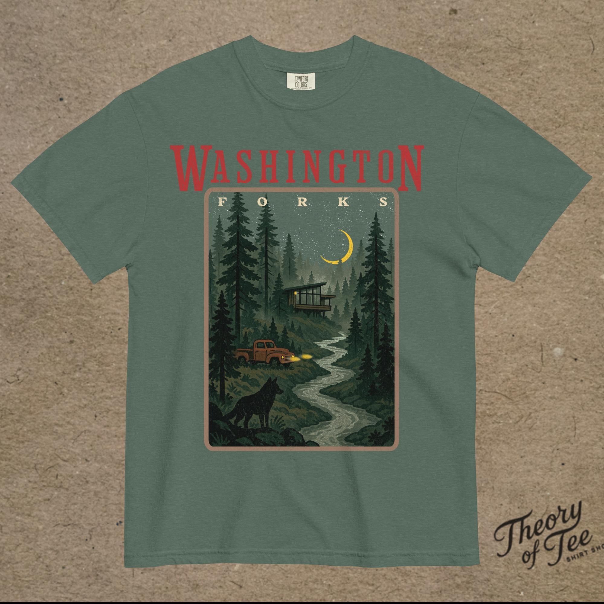 Forks T-Shirt | Pacific Northwest Forest Tee