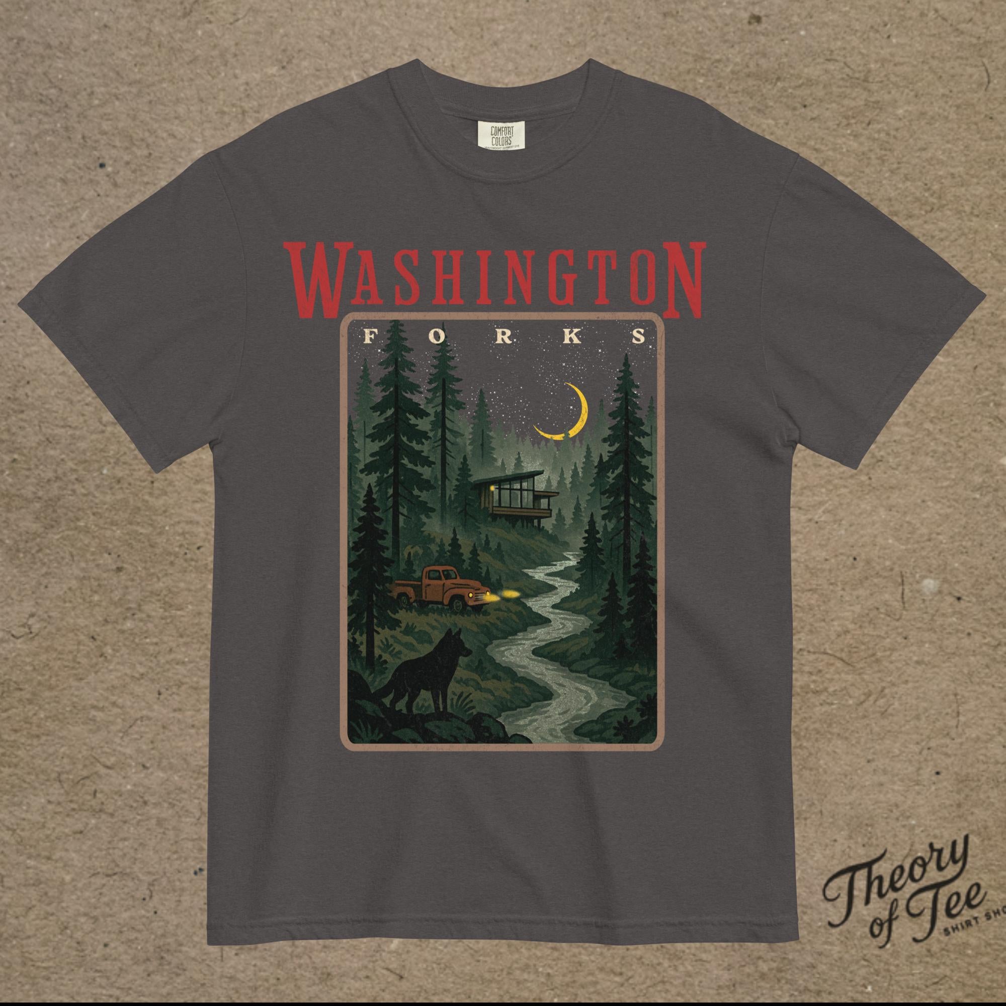 Forks T-Shirt | Pacific Northwest Forest Tee