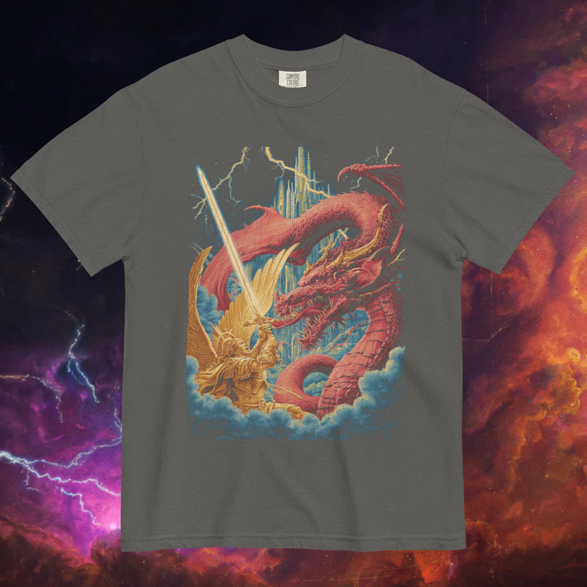 The Michael vs. the Dragon Tee | Garment-Dyed Heavyweight