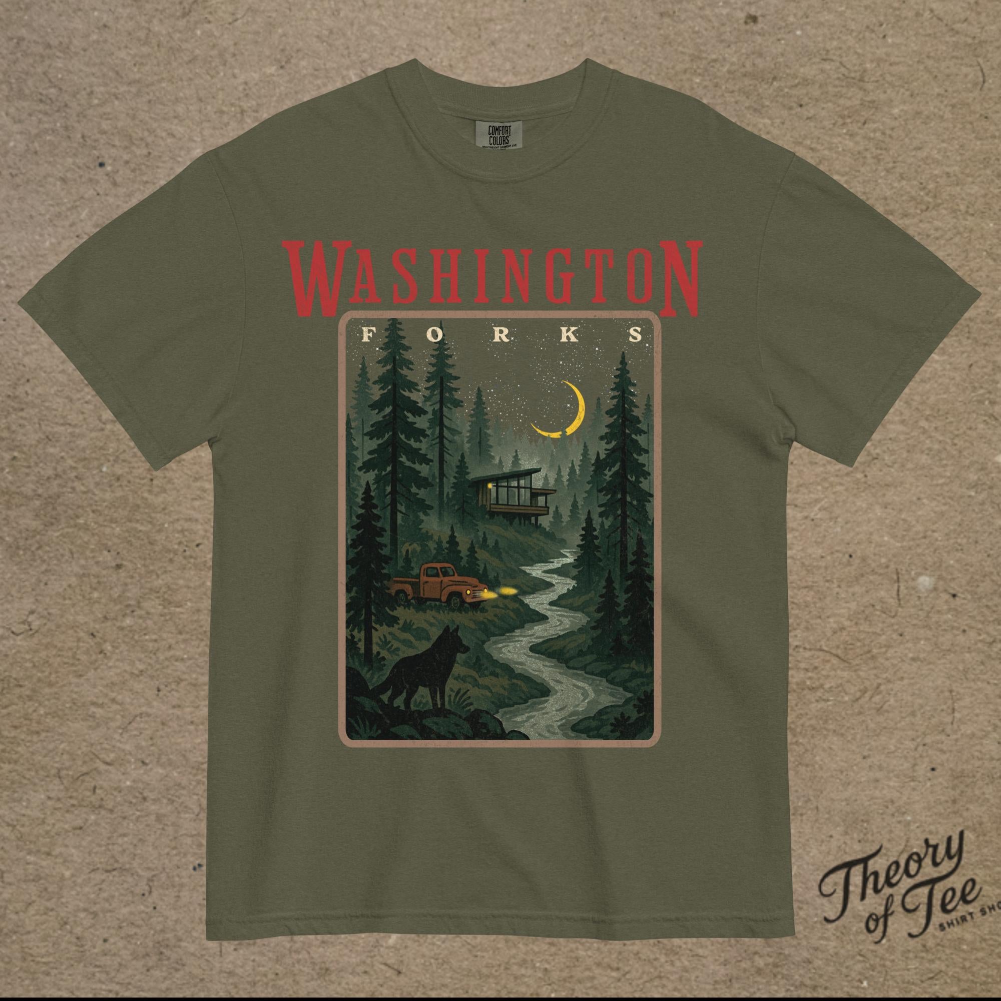 Forks T-Shirt | Pacific Northwest Forest Tee